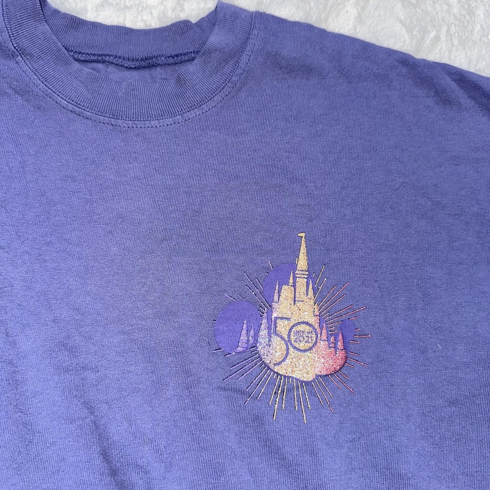 NEW Disney World 50th Anniversary Spirit Jersey Shirt S Castle 1971 2021 - Picture 3 of 11